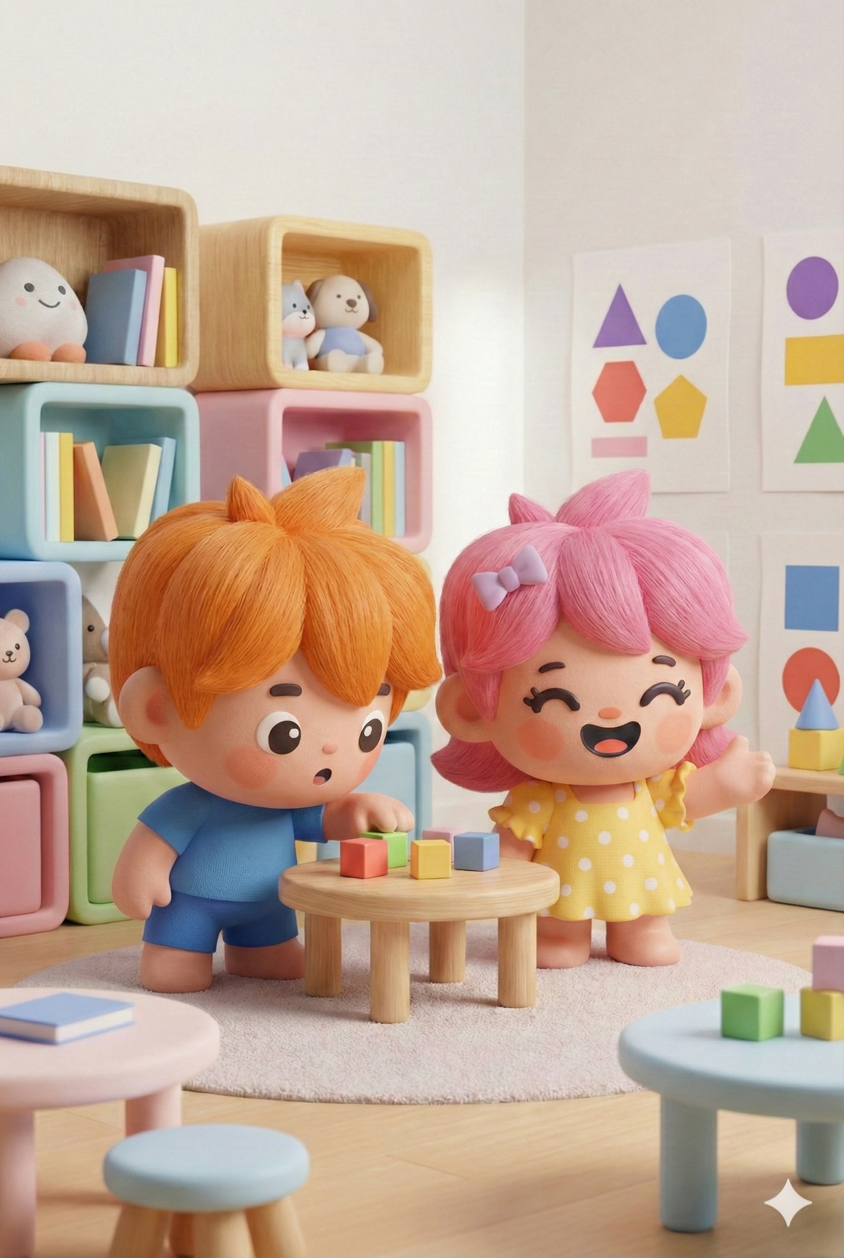 Mascotes IDETE Brincando 3D